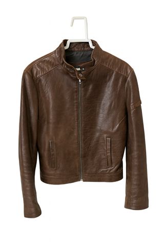 Chaqueta Biker Vintage Redskins Talla M Marrón