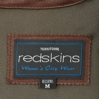 Chaqueta Biker Vintage Redskins Talla M Marrón