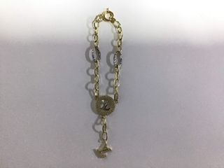 pulsera oro 14k con piedra
