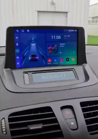Rádio Renault Megane 3 Android 14 com Carplay.