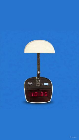 Lampada sveglia pieghevole Timco