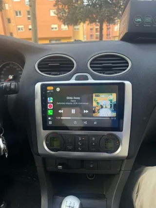 Rádio Ford Focus MK2 Android 14 com Carplay.