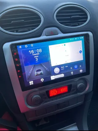 Rádio Ford Focus MK2 Android 14 com Carplay.
