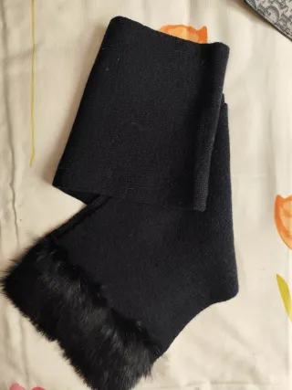 Conjunto Bufanda y Gorro Negro