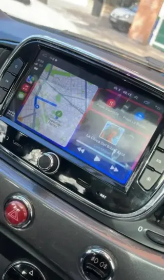 Rádio 4/64GB Fiat 500 (16-19) Android 14 (Novo)