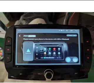 Rádio 4/64GB Fiat 500 (16-19) Android 14 (Novo)