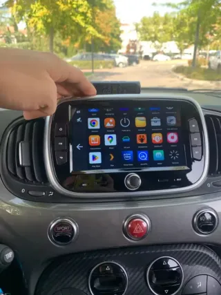 Rádio 4/64GB Fiat 500 (16-19) Android 14 (Novo)