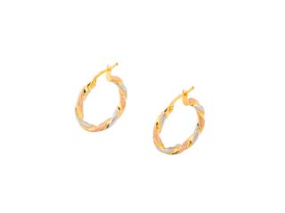 argollas oro 18k