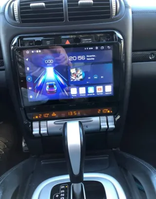 Rádio Porsche Cayenne Android 14 com Carplay.