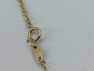 manita oro 18k con piedra con circonita