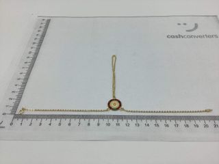 manita oro 18k con piedra con circonita