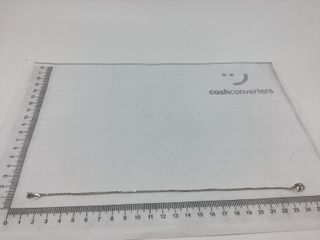 collar oro 18k con diamante de laboratorio 23cm