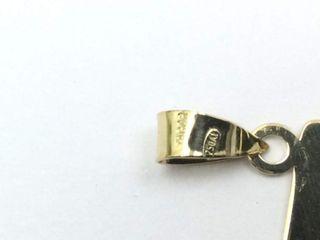 colgante oro 18k con piedra con circonita