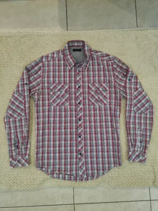 Camisa Zara Cuadros Talla L