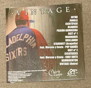 Vinilo edición color azul  Chirie Vegas - Vintage