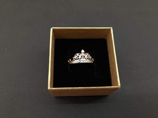 sortija oro 18k con piedra con circonita