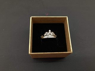sortija oro 18k con piedra con circonita