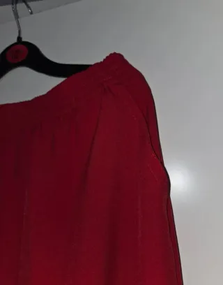 Pantalón de vestir de Zara rojo de mujer