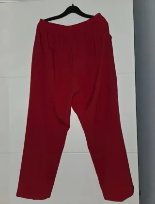 Pantalón de vestir de Zara rojo de mujer