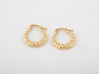 argollas oro 18k