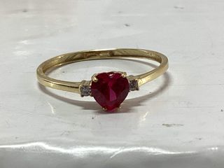 anillo oro 18k con piedra