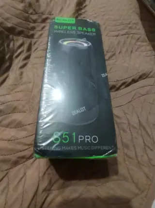 Altavoz Bluetooth Zealot Azul