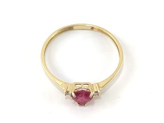 anillo oro 18k con piedra