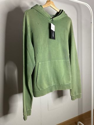 Sudadera Two Jeys Verde Desgastada talla M