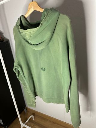 Sudadera Two Jeys Verde Desgastada talla M