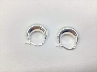 argollas plata 925mm