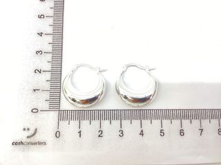 argollas plata 925mm