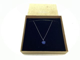 collar plata 925mm con piedra con circonita 19 5cm