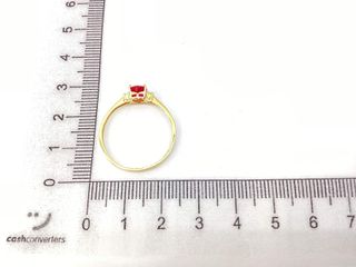 anillo oro 18k con piedra