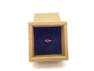 anillo oro 18k con piedra