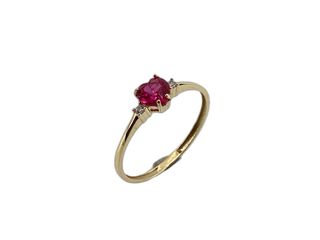 anillo oro 18k con piedra