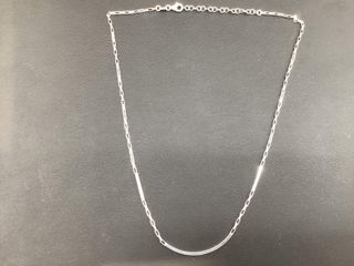 cadena plata 925mm 22cm