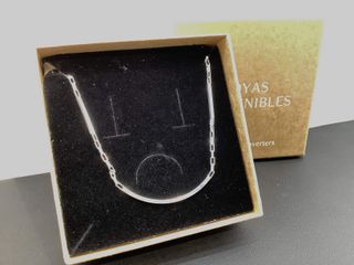 cadena plata 925mm 22cm