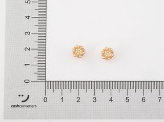 pendientes oro 18k con piedra