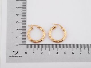 argollas oro 18k