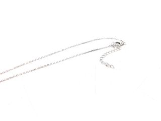 collar plata 925mm con piedra con circonita 19 5cm