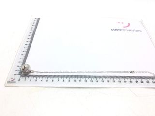 collar plata 925mm con piedra con circonita 19 5cm