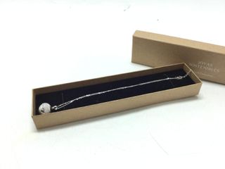 collar plata 925mm con piedra con circonita 19 5cm