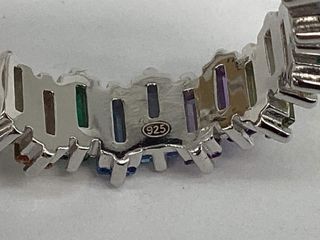 pendientes plata 925mm con piedra con circonita