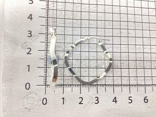 argollas plata 925mm