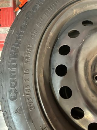 4 Llantas con ruedas Continental 205/55 R16 OFERTA