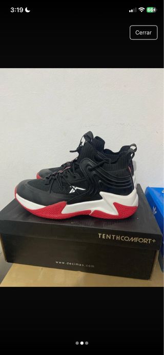 Zapatillas Tenth Negras y Rojas