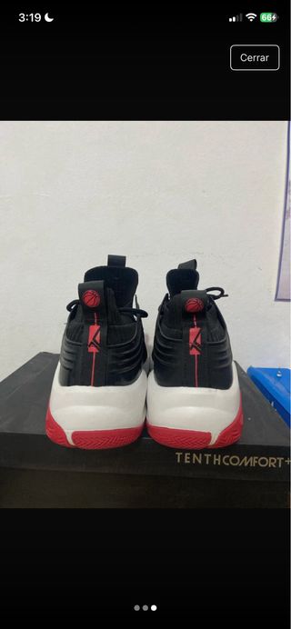 Zapatillas Tenth Negras y Rojas