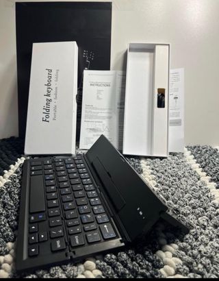 Teclado Plegable Portátil Negro