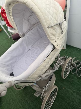 Carro Bebecar Stylo Clásico 3 piezas Blanco