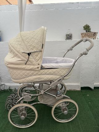 Carro Bebecar Stylo Clásico 3 piezas Blanco